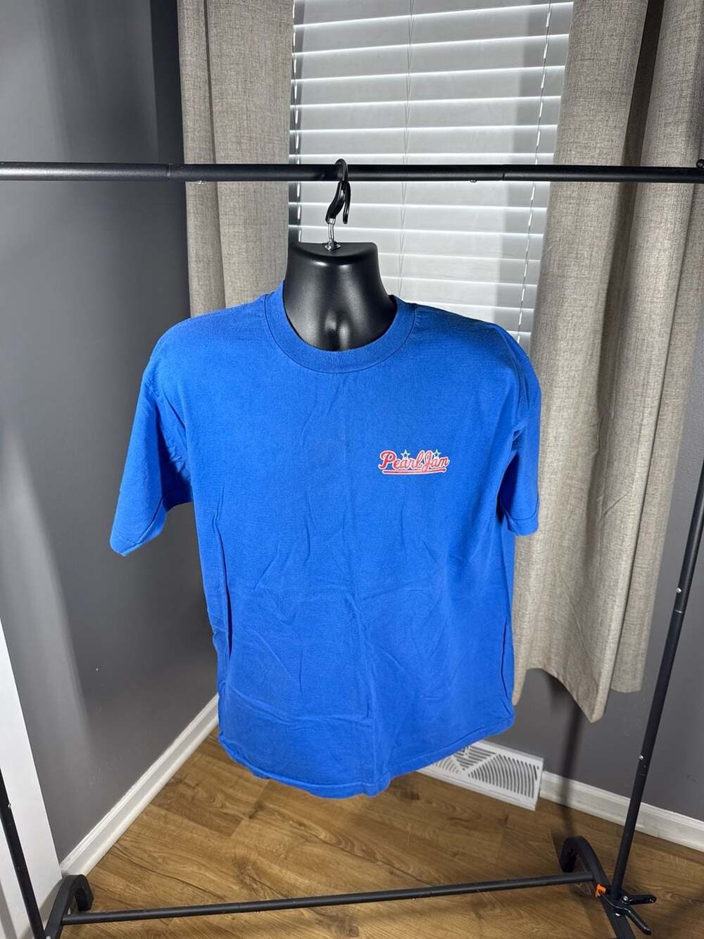 Pearl Jam Philadelphia Phillies Inspired Logo T-Shirt Blue XL